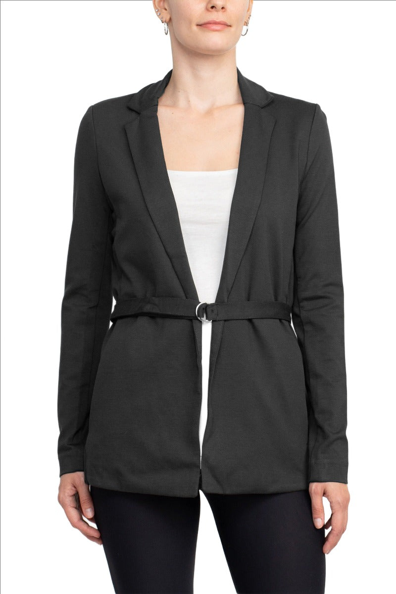 TAHARI Double Knit Notch Collar Jacket main image 1