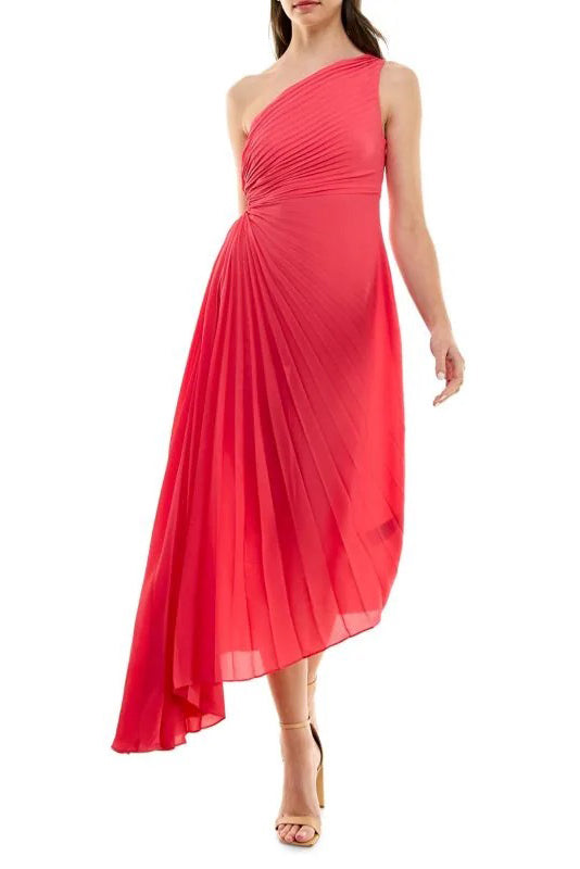 nicole by nicole miller maxi dress Experience breathtaking blooms in the Nicole Miller Maxi Dress Nicole Miller Pleated Asymmetric Maxi