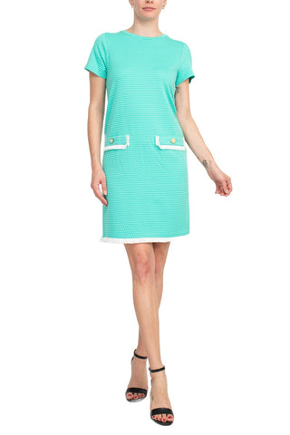 Emma & Michele Pocket Stretch Shift Dress