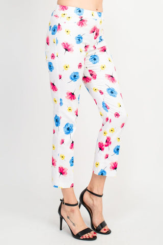 Peace of Cloth Poppies Flower Pants_ Side View