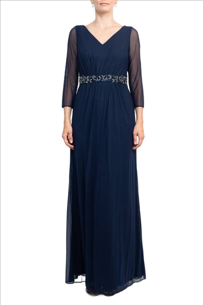 green emerald velvet dress Embroidered Marina Collar Dress