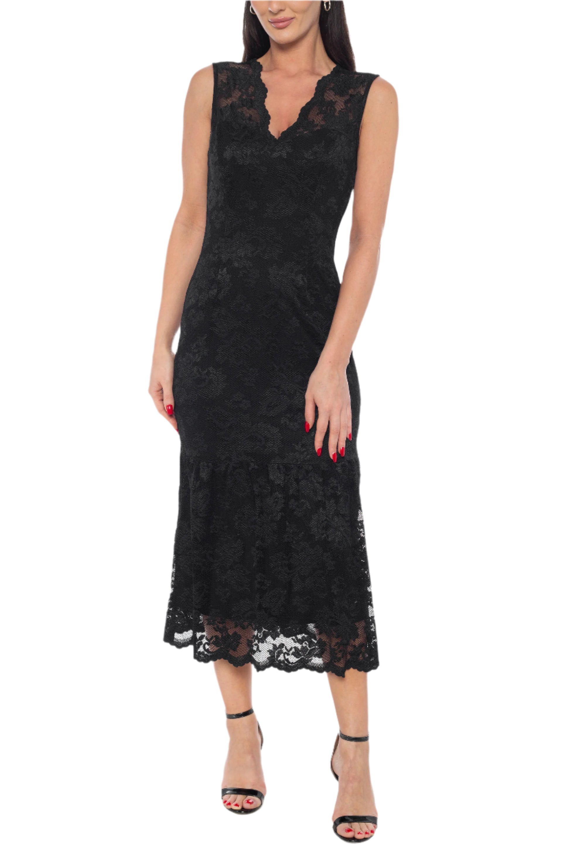 marina lace midi dress MARINA Womens Dress Size 4 Taupe Sequin Lace Midi Elegant NEW