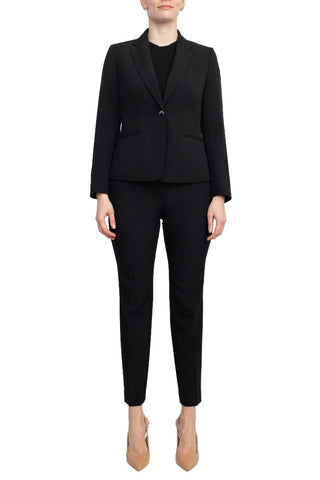 NWT NYP Women's Black Polyester Pant Suit Size 14P, $200