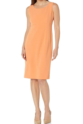 Le Suit Crepe Sheath Dress Suit Apricot_Inner  View