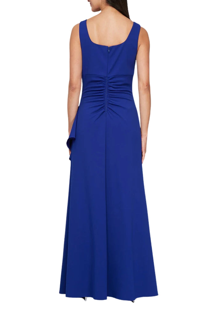 Alex Evenings Sleeveless Embellished Square Neckline Cascade Ruffled S Curated Brands Alex Evenings Sleeveless Embellished Square Neckline Cascade Ruffled S Curated Brands