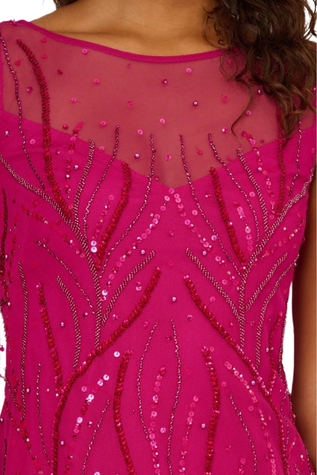 adrianna papell sequin shift dress Adrianna Papell Platinum 40400