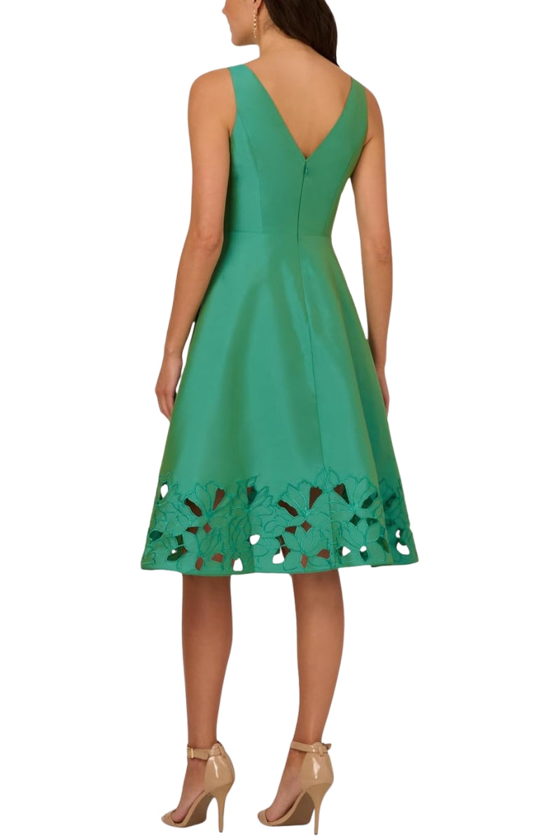 palm leaf bridesmaid dress Oscar de la Renta