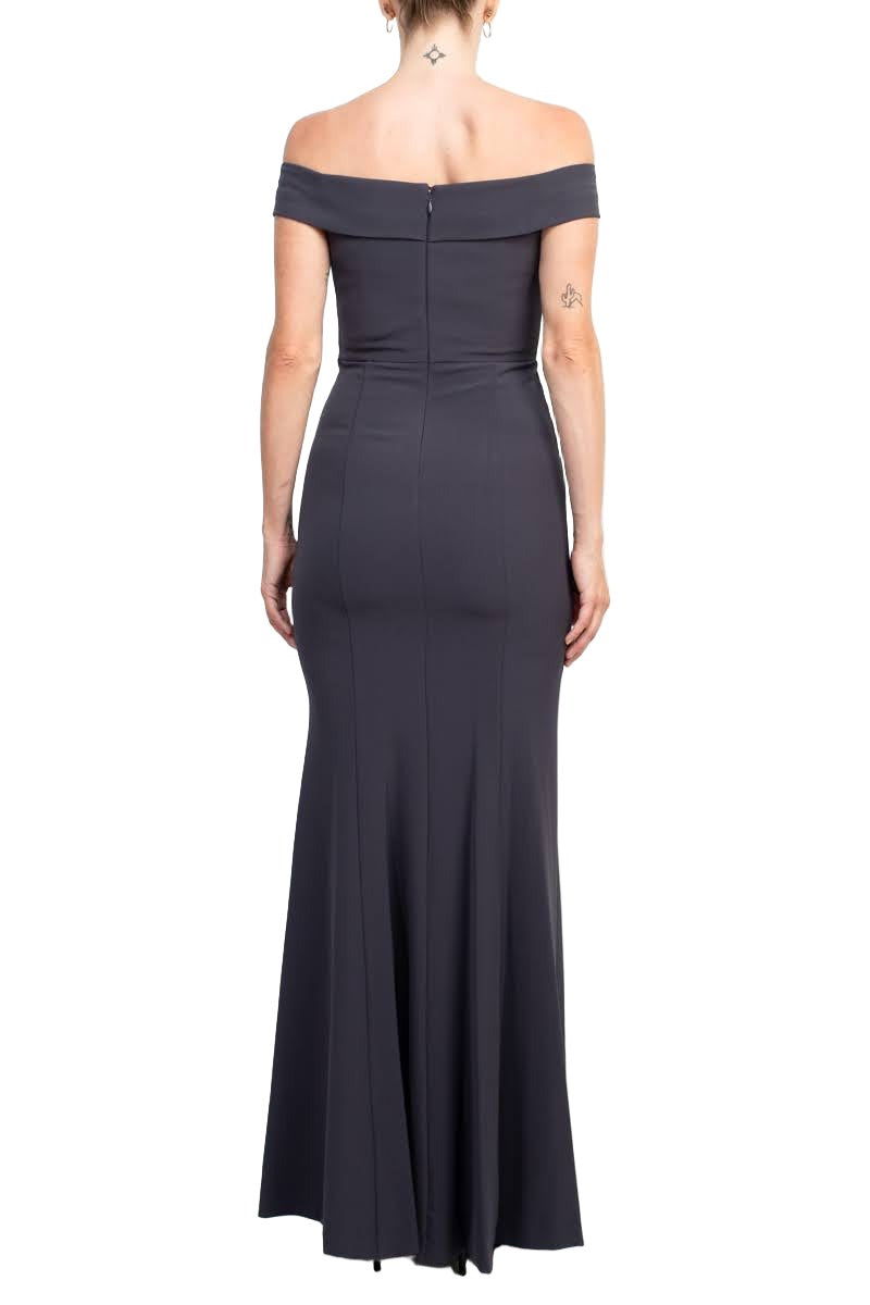 aidan mattox crepe cocktail dress Aidan Mattox Bonded Crepe Mixed Media Cocktail Dress - Black
