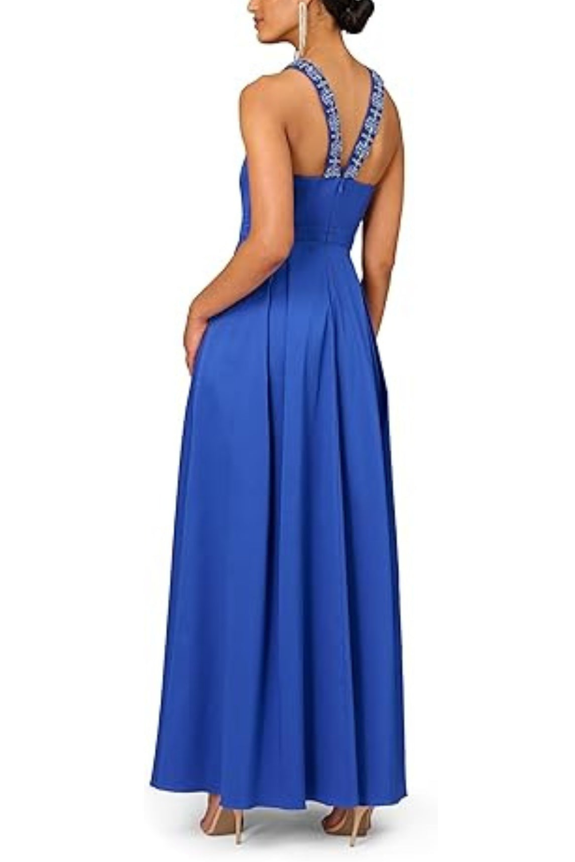 Aidan Mattox V-Neck Mikado Ball Gown | Available at Curated Brands in Los Angeles Aidan Mattox V-Neck Mikado Ball Gown | Available at Curated Brands in Los Angeles