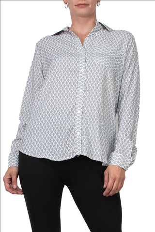 Notations Slubbed Woven Chest Pocket Shirt