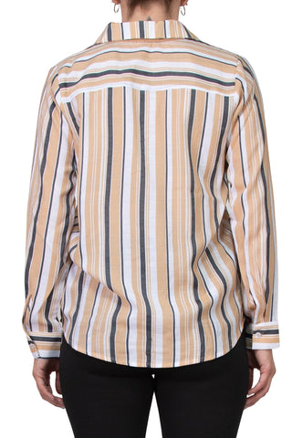 Notations Slubbed Woven Chest Pocket Shirt