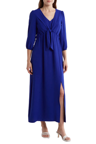 maxi connected apparel dress Connected Apparel Printed Maxi Dress - Olive