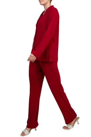 Connected Apparel Soft Suit - RED - Side View