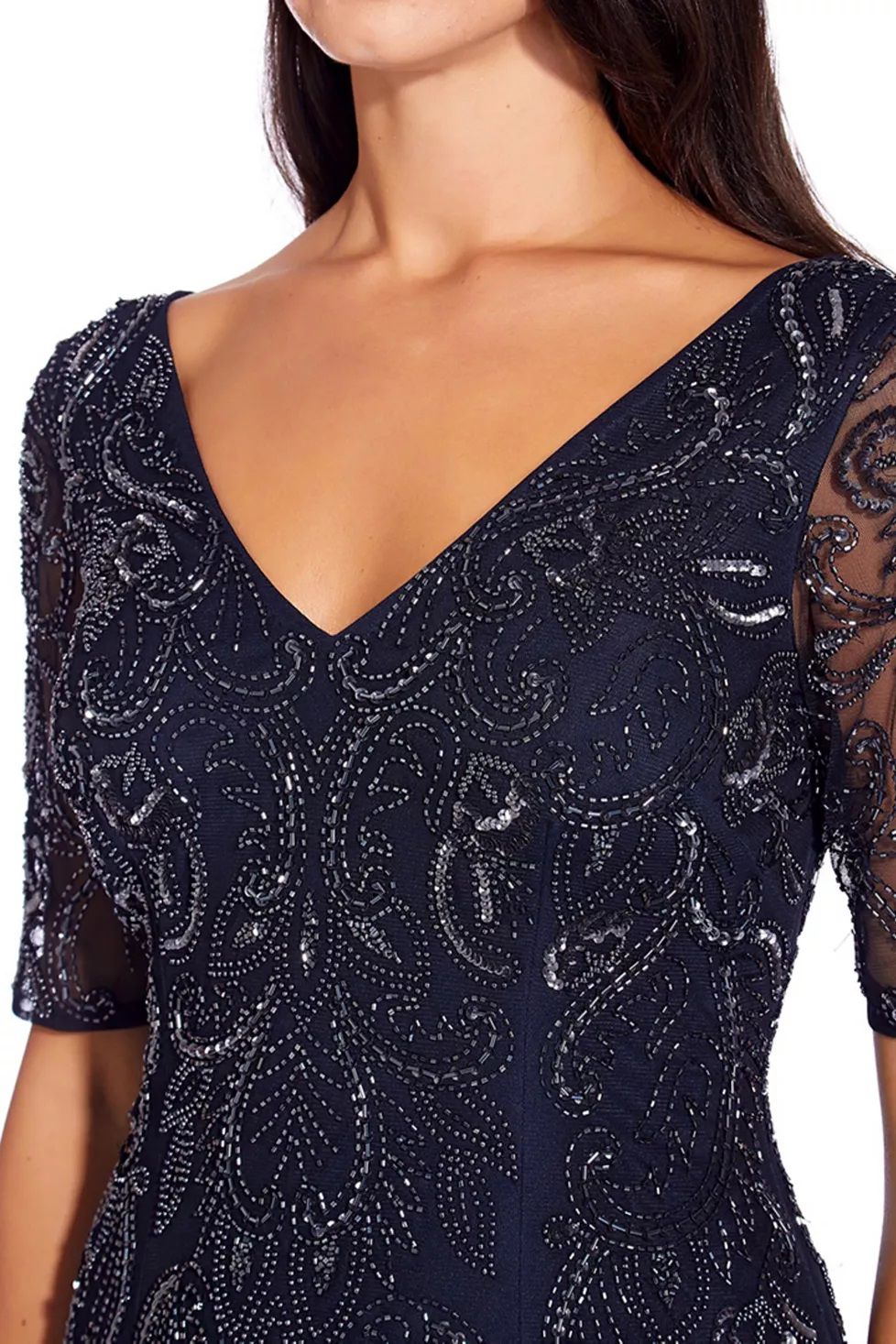 adrianna papell short sequin dress Papell Women's Adrianna Papell One Shoulder Sequin Dress Adrianna Papell One Shoulder Sequin Beaded Ankle Length Dress In