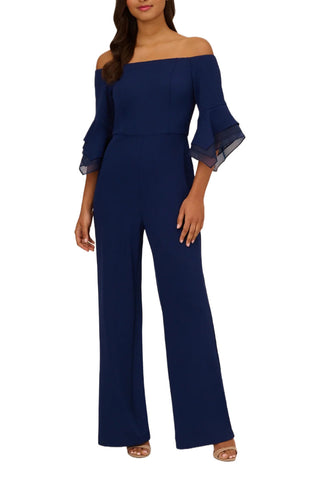 Adrianna Papell crepe jumpsuit