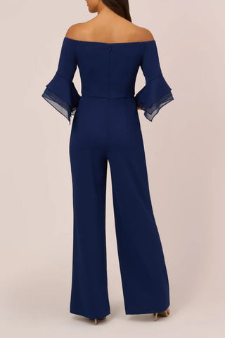 Adrianna Papell crepe jumpsuit