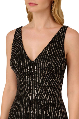 Adrianna Papell Beaded Sleeveless Dress