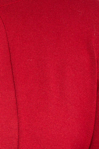Nina Leonard Crew Neck Hook Closure 3/4 Sleeve Embellished Cuff Solid Knit Bolero
