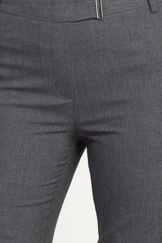 Zac & Rachel Slim Fit Pull on Pocket Pant-Heather Slate_Fabric View