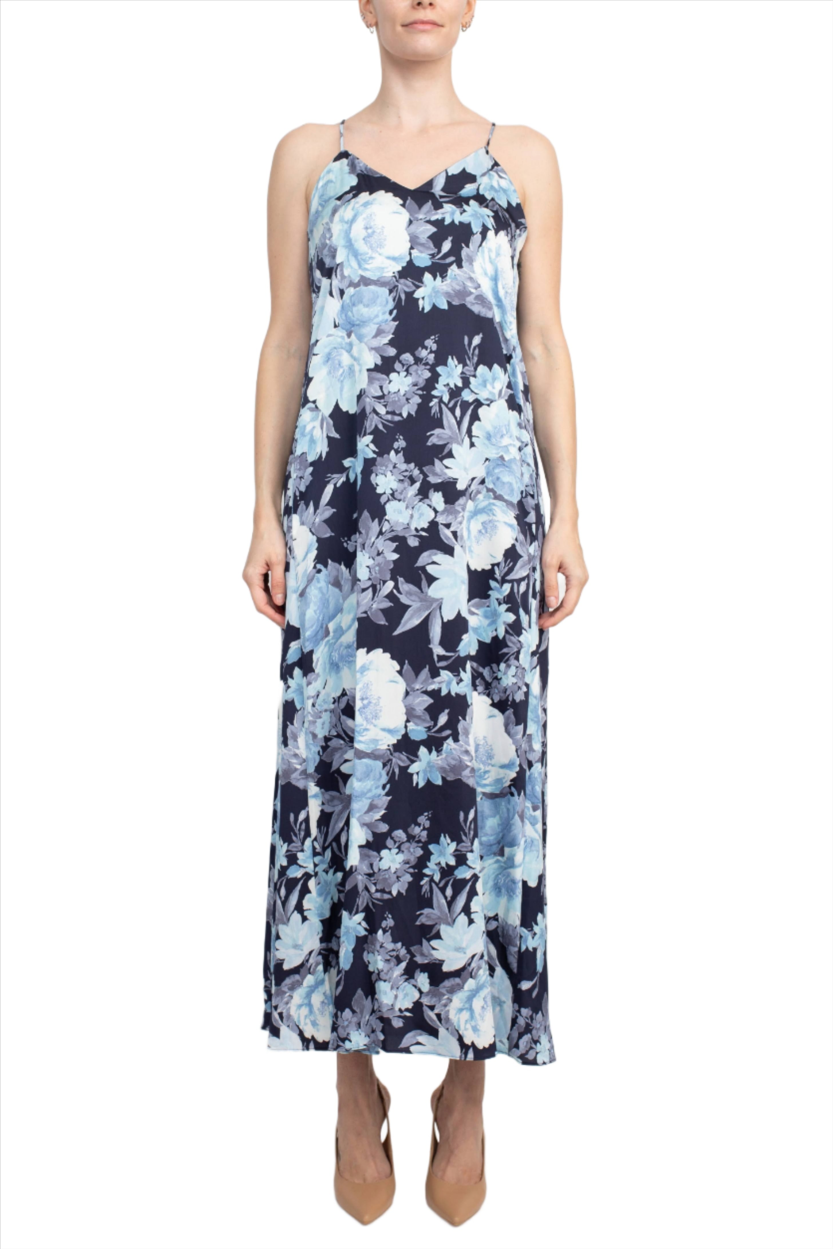 connected apparel blue dress Connected Apparel Womens dress 8 Blue A-line