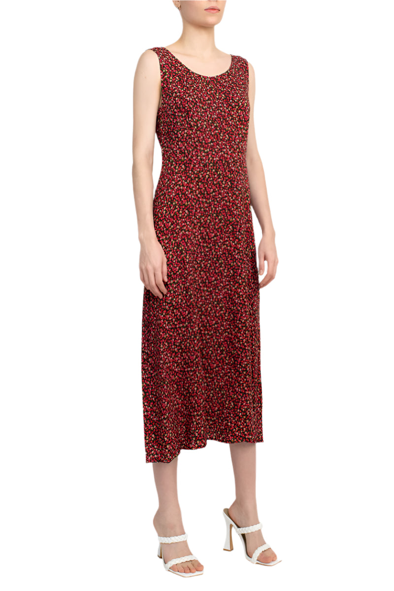 connected apparel fit and flare dress Connected Apparel Plus Womens Jersey Floral Fit & Flare Dress 22W
