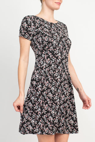 Connected Apparel Floral Soft Dress_Side View