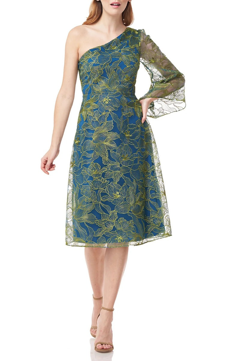 Js collections soutache outlet embroidered blouson dress