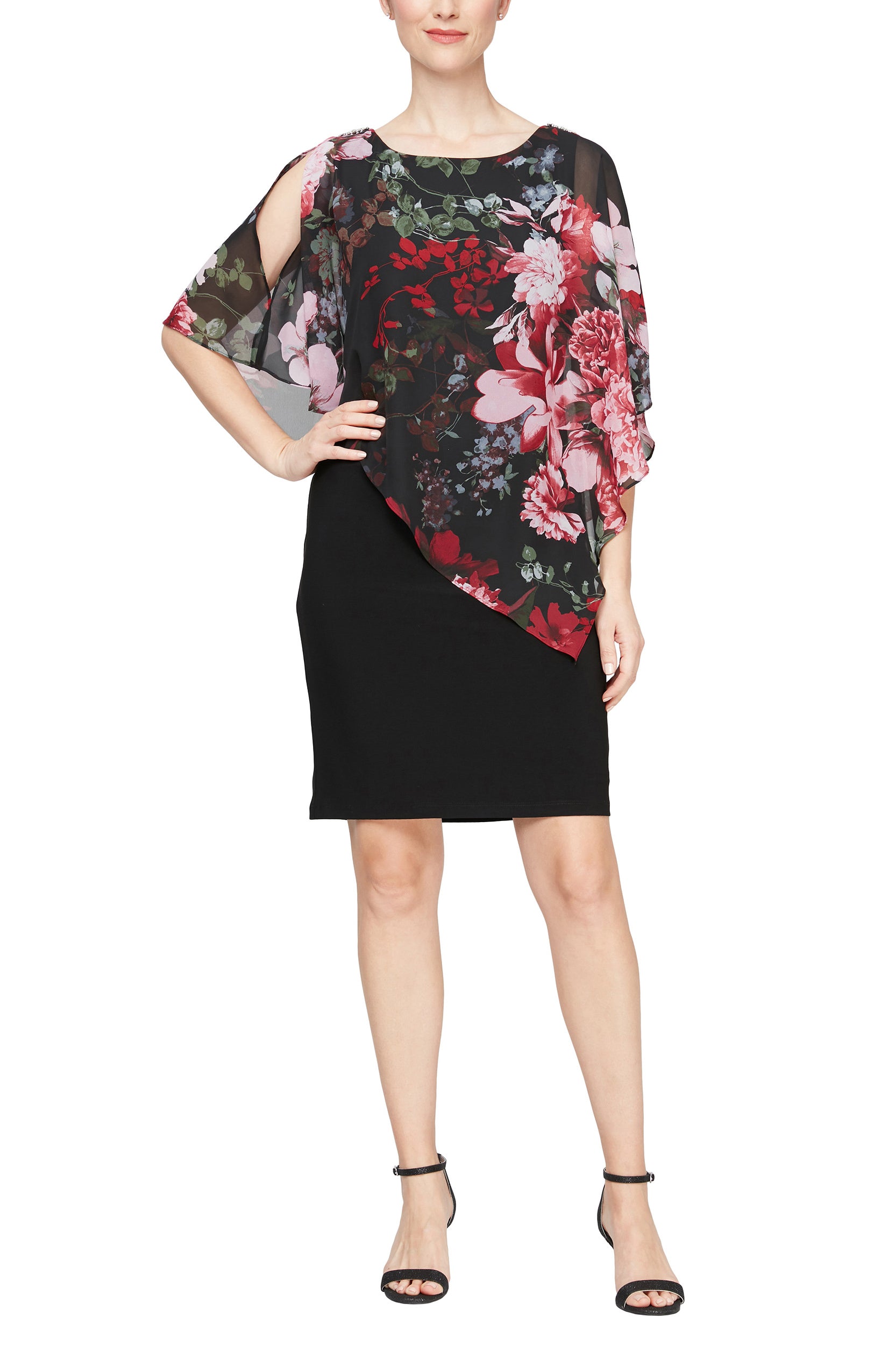 white christmas dresses SL Fashion Boat Neck Embellished Shoulder Asymmetrical Multi Print Chiffon Overlay Jersey Dress white christmas dresses SL Fashion Boat Neck Embellished Shoulder Asymmetrical Multi Print Chiffon Overlay Jersey Dress