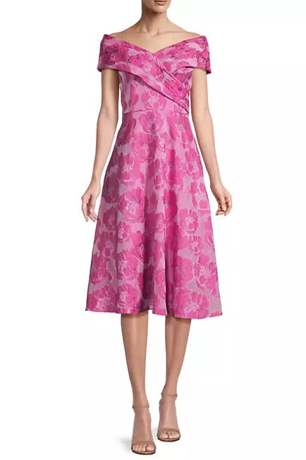 aidan mattox floral jacquard cocktail dress Aidan Mattox Floral Dresses for Women