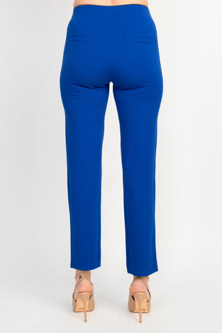 Nicole Miller Banded Mid Waist Solid Millennium Pant_Surf the Web_Back View