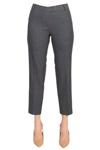 Zac & Rachel Slim Fit Pull on Pocket Pant-Heather Slate_Front View