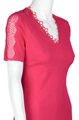 elie tahari red lace dress Elie Tahari