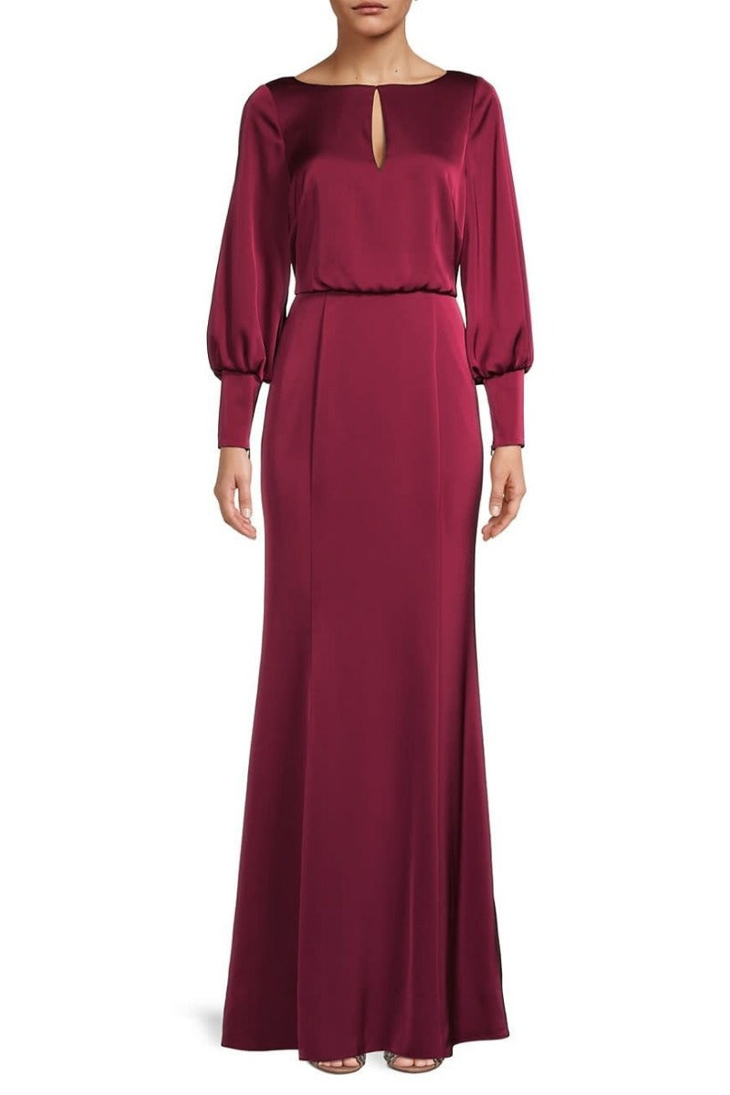 Robe sirène en satin